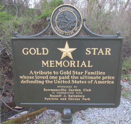 Gold Star Memorial Marker 
