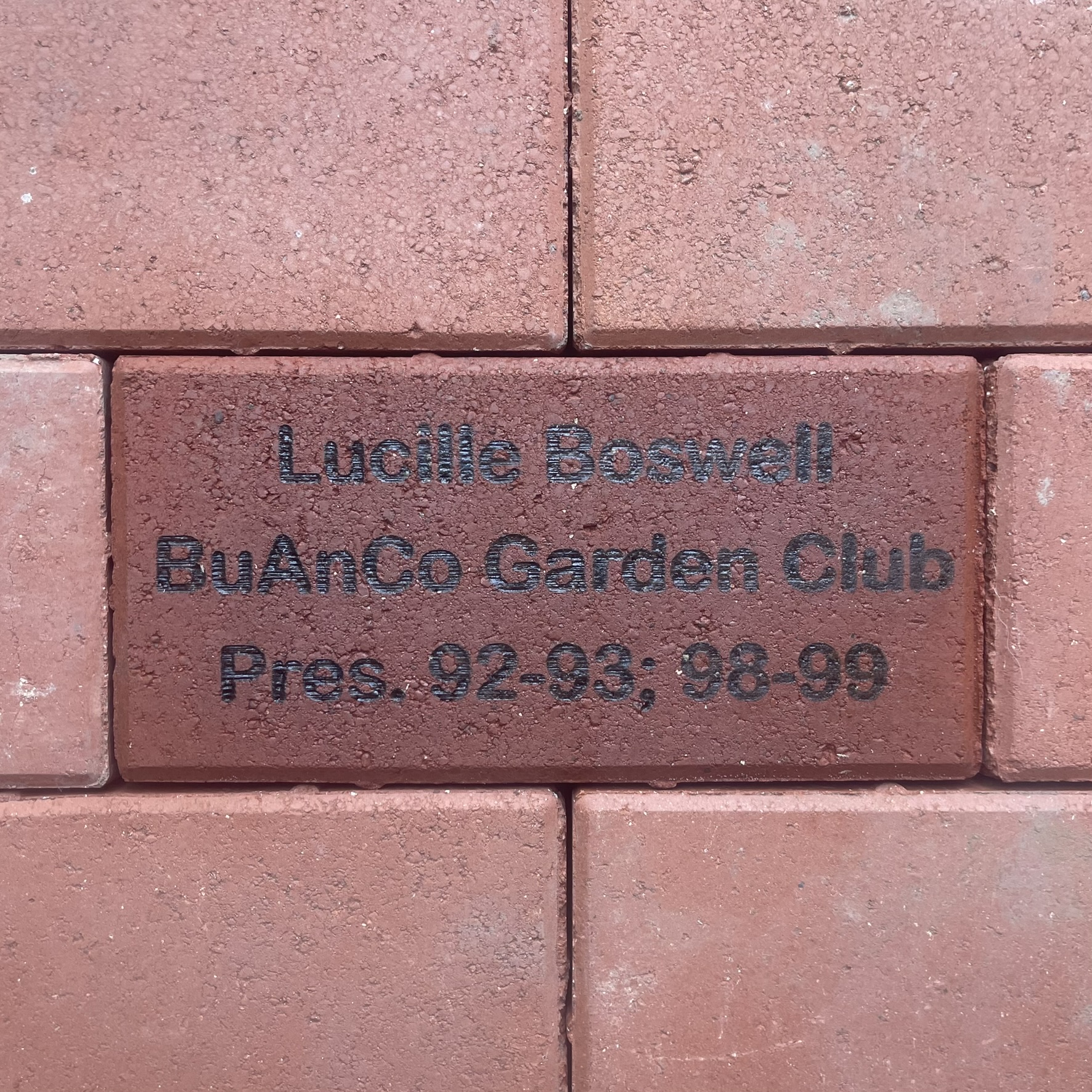 MO Paver BuAnCo Garden Club