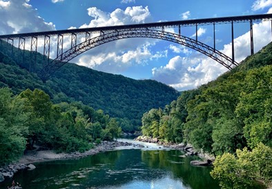 The New River Gorge National Park and Preserve, West Virginia