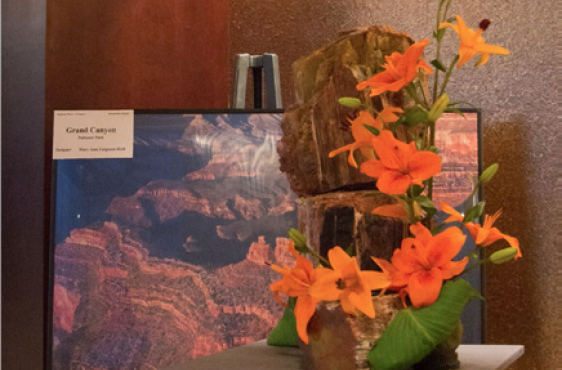Floral design of the Grand Canyon