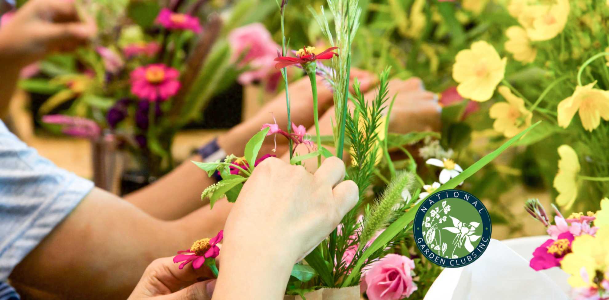 Creating flower show pieces