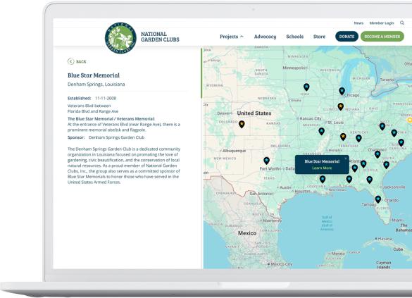 Memorials locator